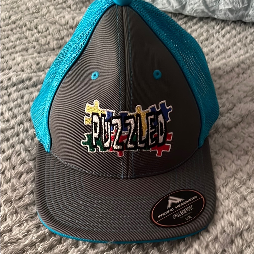 Kids' Blue and Gray Cap